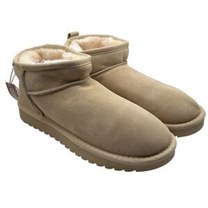 CUSHIONAIRE Women's pull on boot 8 SAND